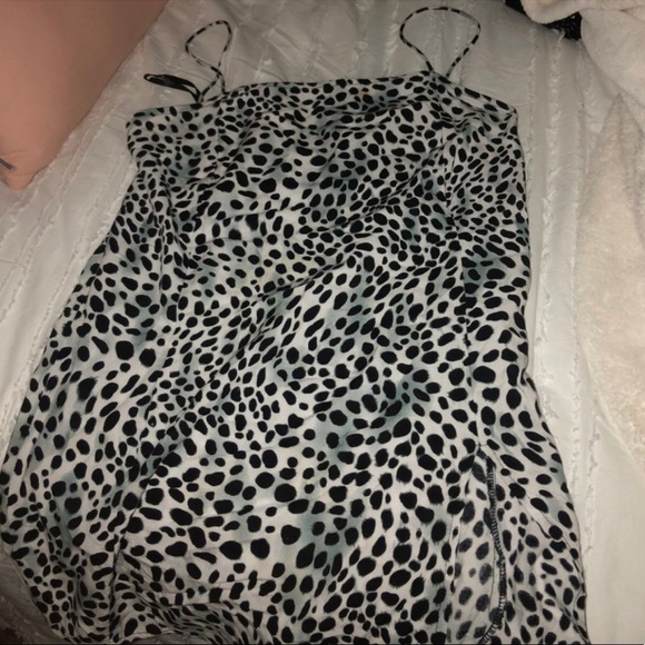 MOTEL / PRINCESS POLLY CHEETAH SLIP DRESS - Picture 2 of 2
